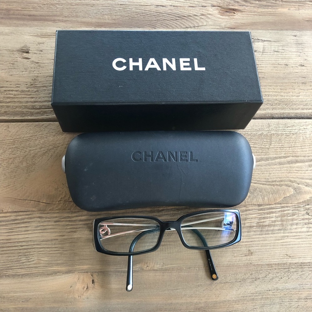 CHANEL OPTICAL GLASSES RHINESTONES